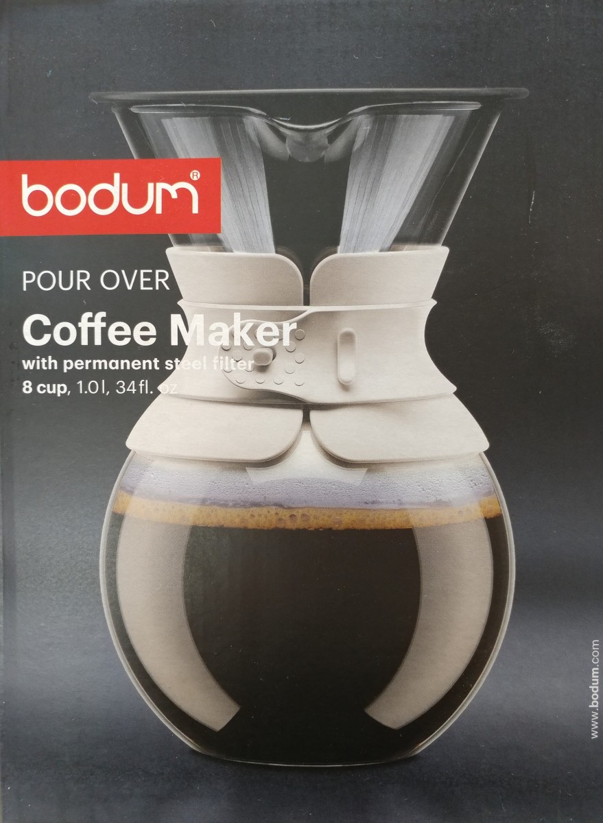 Bodum Pour Over 8 Cup Red