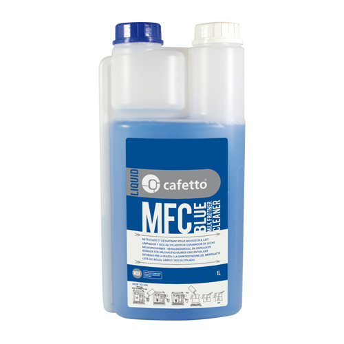 Cafetto Blue Daily Milk Frother Cleaner - Daily Milk Frother Cleaner 1 Litre