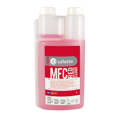 Cafetto RED WEEKLY Milk Frother Cleaner - Milk frother Cleaner 1Litre
